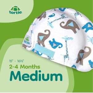 Tortle Beanie Repositioning Head For Babies Medium 2-4 Months